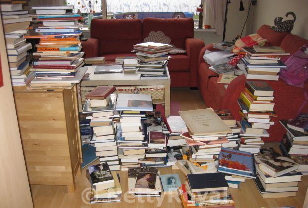 Too many books …