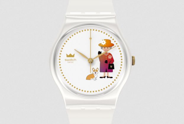 The Queen’s jubilee watch by Swatch
